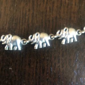 Silver Elephant Bracelet